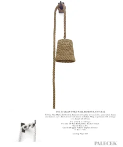 Palecek Green Oaks Wall Pendant Natural New Arrivals