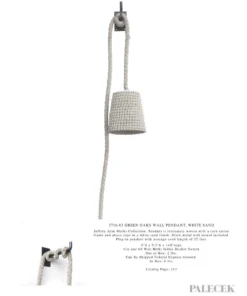 Palecek New Arrivals Green Oaks Wall Pendant White Sand 11 Palecek New Arrivals Green Oaks Wall Pendant White Sand