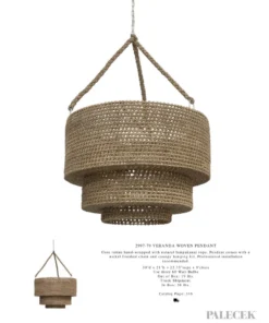 Palecek Veranda Woven Pendant