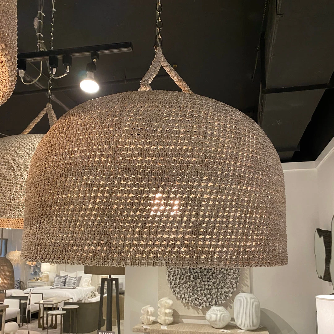 Palecek New Arrivals Green Oaks Pendant Natural Oversized 3 Palecek New Arrivals Green Oaks Pendant Natural Oversized