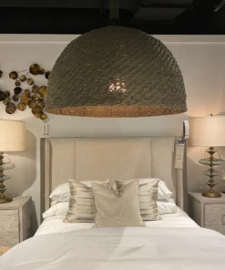 Palecek Wisteria Pendant Oversized Grey 10 Palecek Wisteria Pendant Oversized Grey