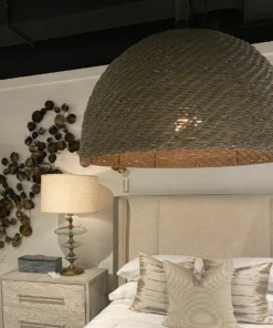 Palecek Wisteria Pendant Oversized Grey 11 Palecek Wisteria Pendant Oversized Grey