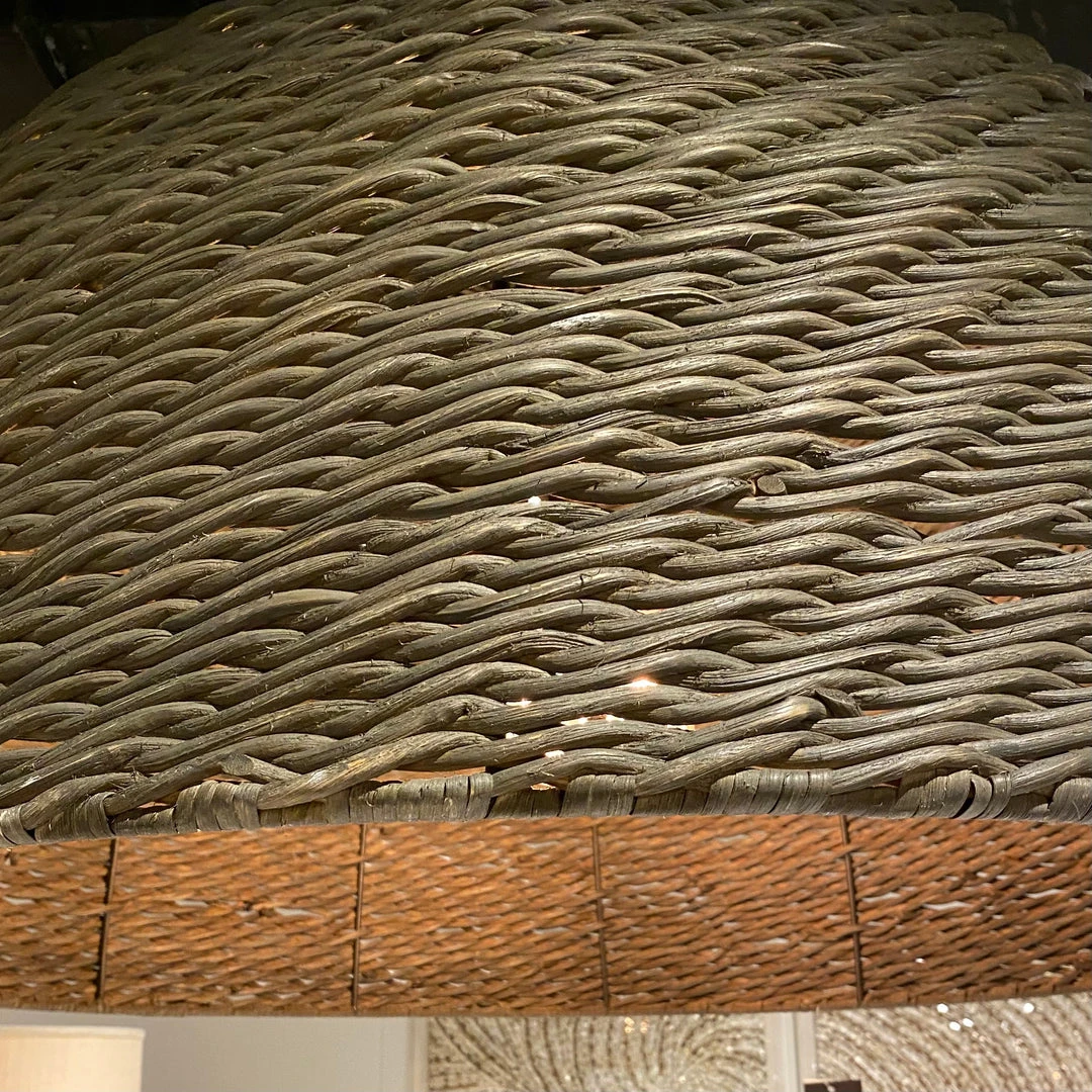 Palecek Wisteria Pendant Oversized Grey 6 Palecek Wisteria Pendant Oversized Grey