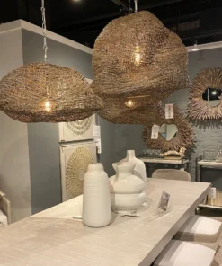 Palecek Andorra Pendant Medium Grey 7 Palecek Andorra Pendant Medium Grey