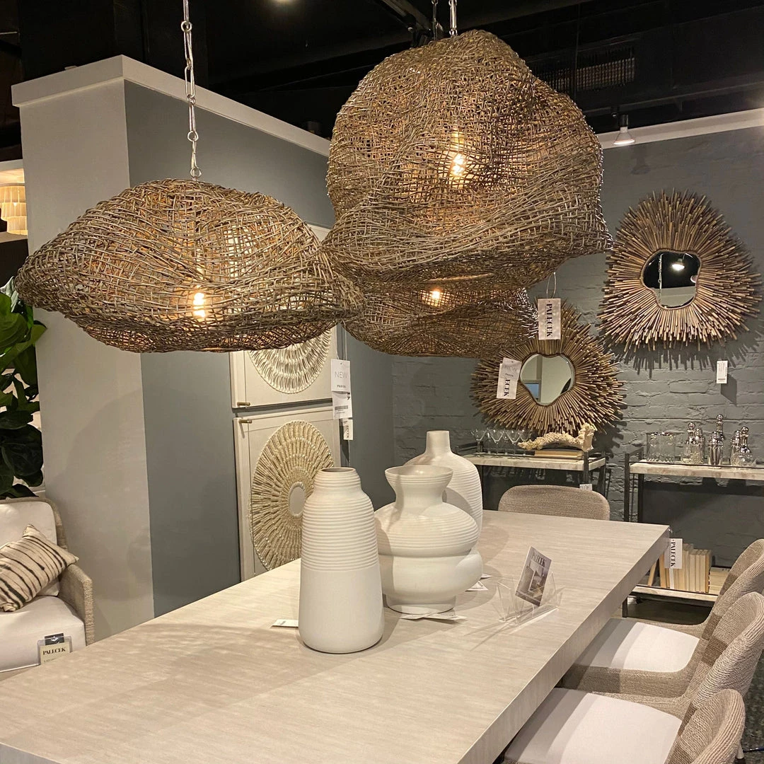 Palecek Andorra Pendant Large Grey New Arrivals 2 Palecek Andorra Pendant Large Grey New Arrivals