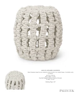 Palecek New Arrivals Annabel Hassock 15 Palecek New Arrivals Annabel Hassock