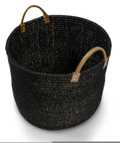 Palecek Cairo Planter Basket Black New Arrivals 6 Palecek Cairo Planter Basket Black New Arrivals