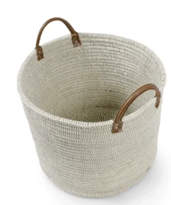 Palecek Cairo Planter Basket White New Arrivals