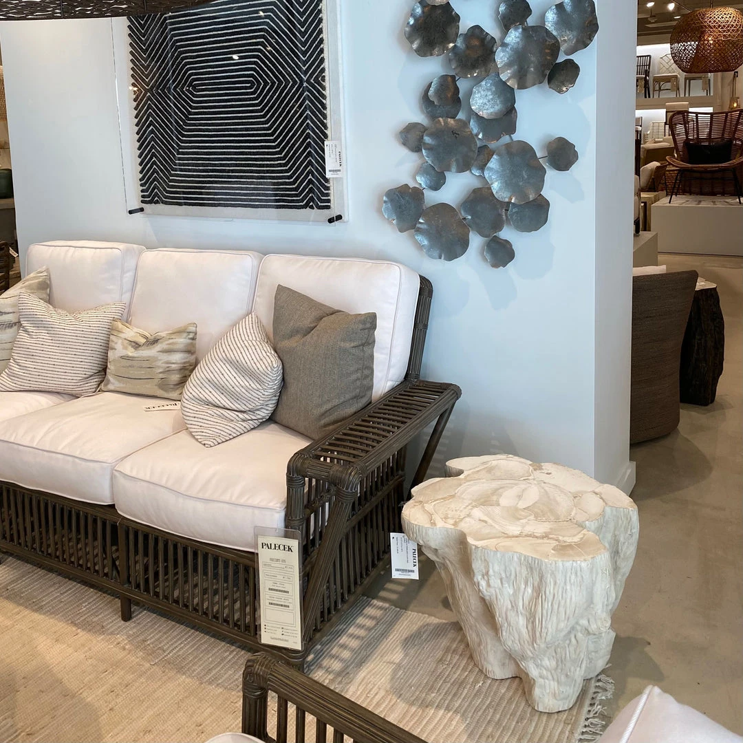 Palecek New Arrivals Camilla Fossilized Clam Side Table 4 Palecek New Arrivals Camilla Fossilized Clam Side Table