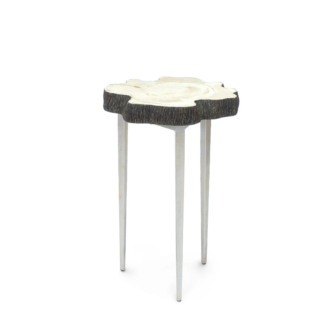 Palecek New Arrivals Chloe Fossil Clam Side Table 1 Palecek New Arrivals Chloe Fossil Clam Side Table