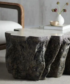 Palecek Chloe Fossil Clam Lava Coffee Table New Arrivals