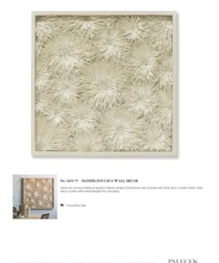 Palecek New Arrivals Dandelion Wall Decor