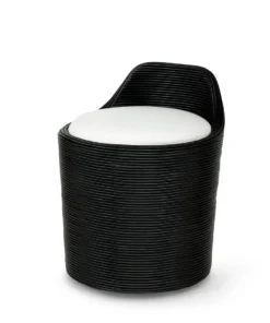 Palecek Enzo Swivel Stool Black New Arrivals