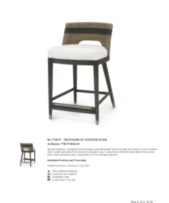 Palecek Fritz Rope Counter Stool 10 Palecek Fritz Rope Counter Stool