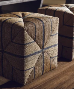 Palecek New Arrivals Fritz Rope Square Ottoman