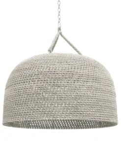 Palecek Green Oaks Pendant White Sand Oversized New Arrivals