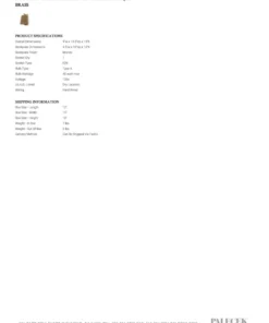 Palecek Green Oaks Sconce Natural And Antique Brass New Arrivals