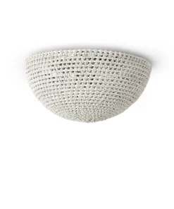 Palecek Green Oaks Flush Mount Whitesand New Arrivals