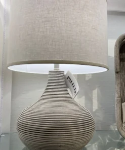 Palecek New Arrivals Hewitt Table Lamp Short Whitewash