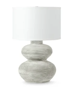 Palecek Hewitt Table Lamp Tall Whitewash New Arrivals