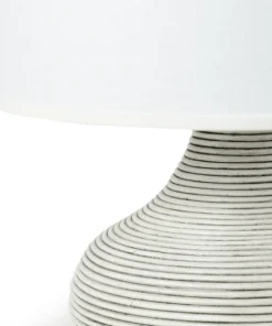 Palecek New Arrivals Hewitt Table Lamp Short Whitewash