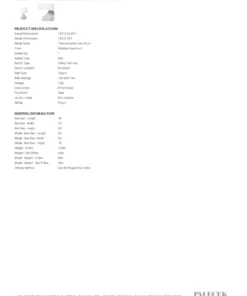 Palecek New Arrivals Hewitt Table Lamp Short Whitewash