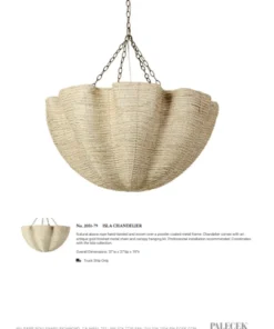 Palecek New Arrivals Isla Chandelier 12 Palecek New Arrivals Isla Chandelier