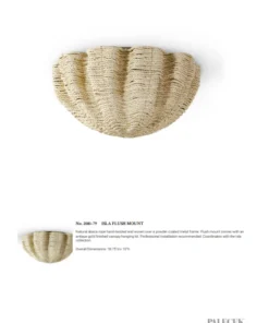 Palecek New Arrivals Isla Flush Mount 8 Palecek New Arrivals Isla Flush Mount