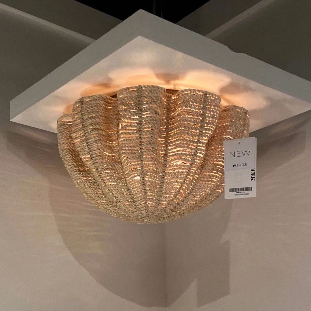 Palecek New Arrivals Isla Flush Mount 2 Palecek New Arrivals Isla Flush Mount