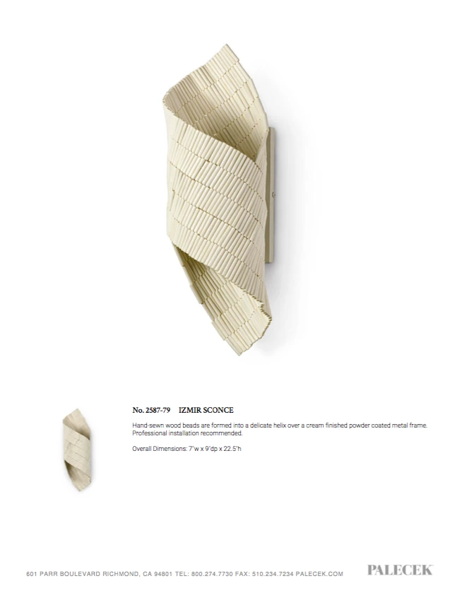 Palecek Izmir Sconce 5 Palecek Izmir Sconce
