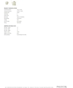 Palecek Juliet Semi Flush 9 Palecek Juliet Semi Flush