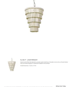 Palecek Juliet Pendant Small