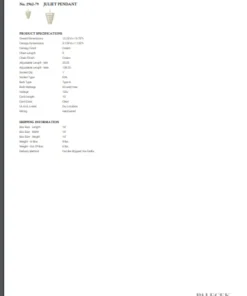 Palecek Juliet Pendant Small