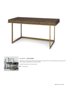 Palecek New Arrivals Lenox Desk 12 Palecek New Arrivals Lenox Desk