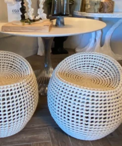 Palecek Manhattan Ivory Swivel Chair New Arrivals