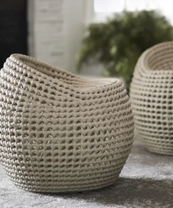 Palecek Manhattan Ivory Swivel Chair New Arrivals