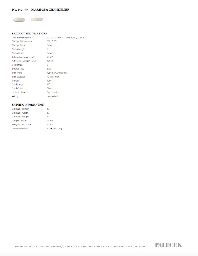 Palecek Mariposa Chandelier New Arrivals 7 Palecek Mariposa Chandelier New Arrivals