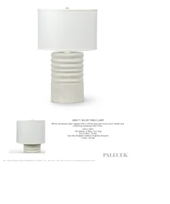Palecek Milos Table Lamp