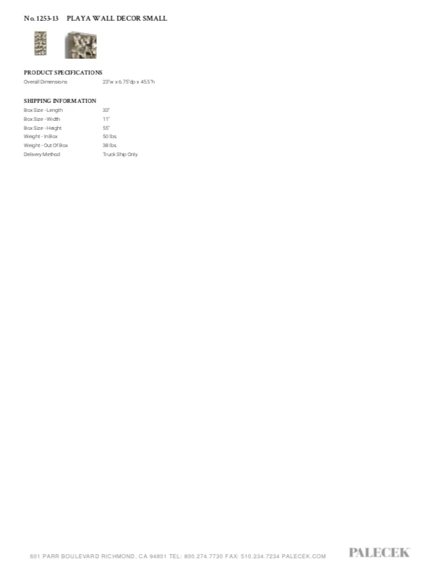 Palecek Playa Wall Decor Small New Arrivals 6 Palecek Playa Wall Decor Small New Arrivals