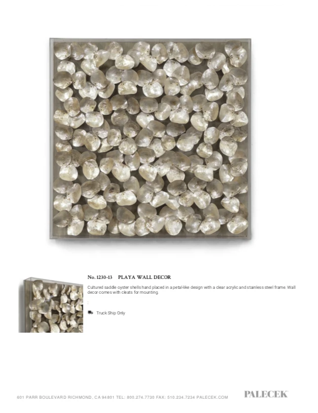 Palecek New Arrivals Playa Wall Decor 7 Palecek New Arrivals Playa Wall Decor