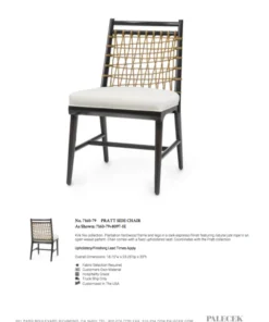 Palecek Pratt Side Chair 10 Palecek Pratt Side Chair