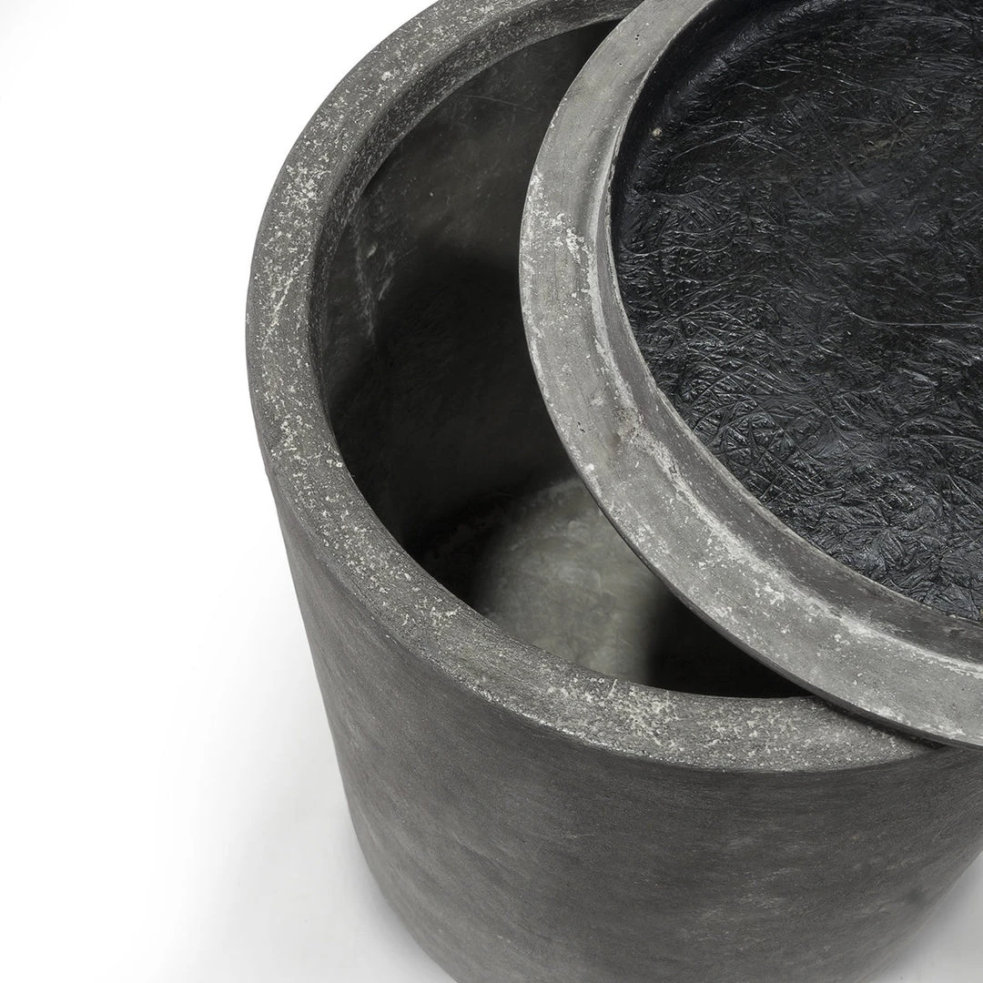 Palecek New Arrivals Roan Drum Side Table 2 Palecek New Arrivals Roan Drum Side Table