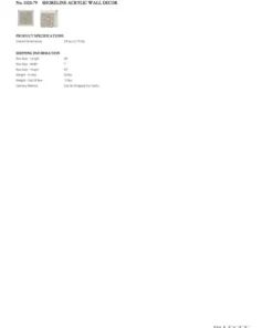 Palecek Shoreline Acrylic Wall Decor 9 Palecek Shoreline Acrylic Wall Decor