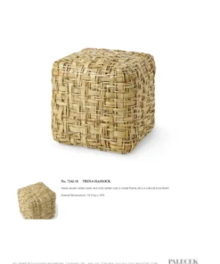 Palecek New Arrivals Trina Hassock Rattan