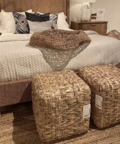 Palecek New Arrivals Trina Hassock Rattan