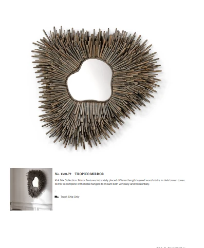 Palecek New Arrivals Tropico Mirror 5 Palecek New Arrivals Tropico Mirror