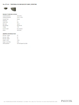 Palecek Wisteria Flush Mount Gray Wicker And Pewter New Arrivals 5 Palecek Wisteria Flush Mount Gray Wicker And Pewter New Arrivals