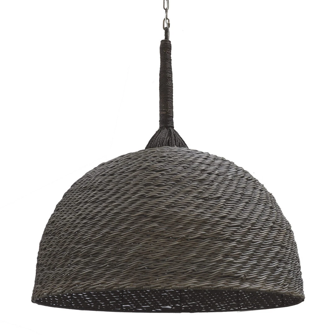 Palecek Wisteria Pendant Oversized Grey 1 Palecek Wisteria Pendant Oversized Grey