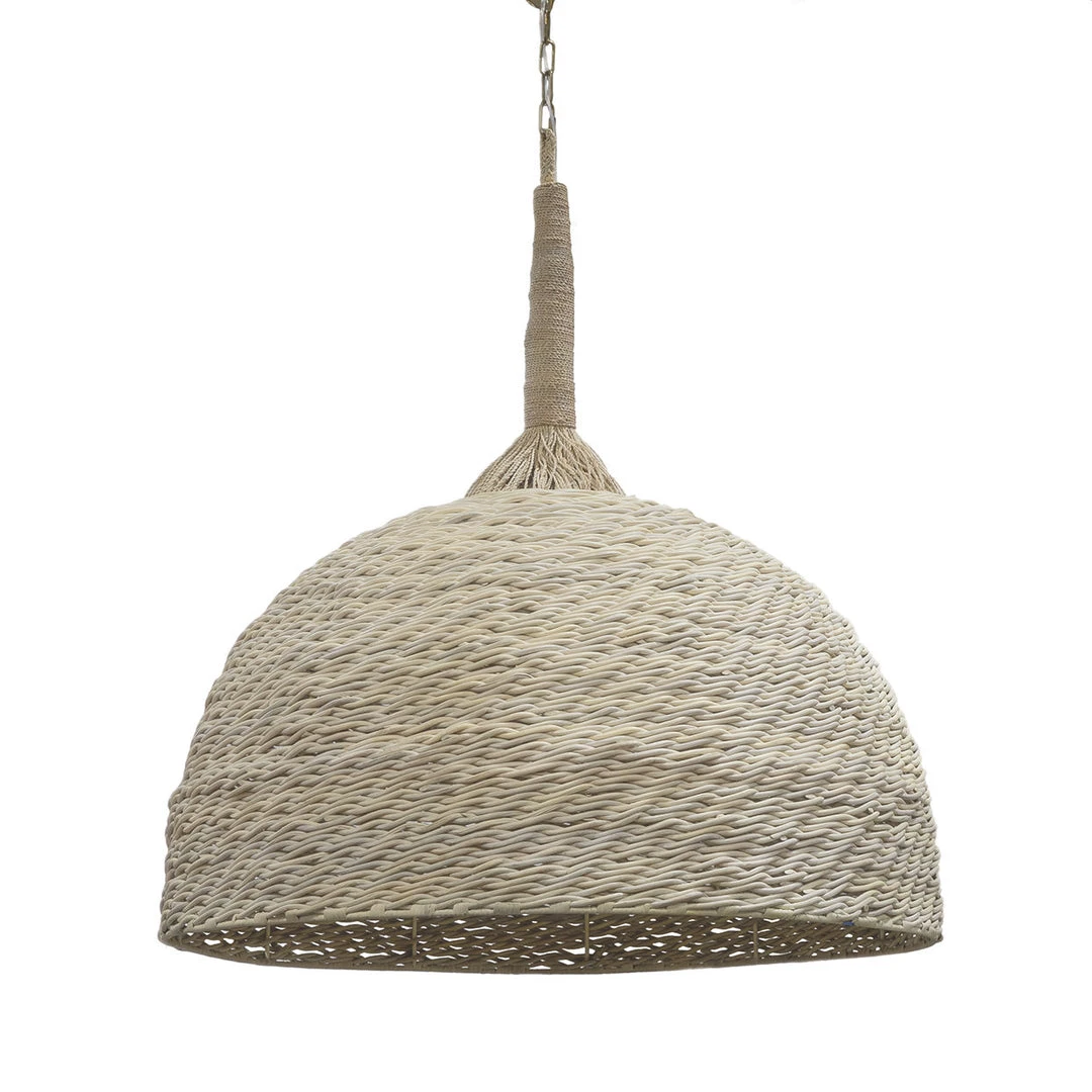 Palecek Wisteria Pendant Oversized Whitewash 1 Palecek Wisteria Pendant Oversized Whitewash