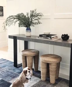 Palecek New Arrivals Wrapped Rope Footed Stool